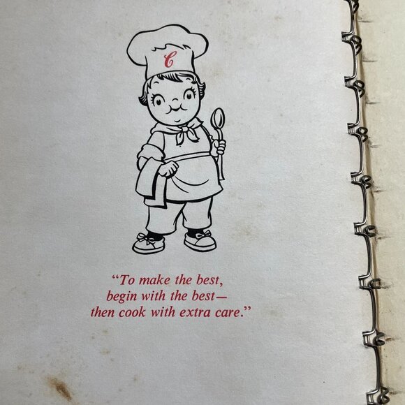 Vintage 1977 A Campbell Cookbook Cooking With Soup Spiral Bound Hardcover u - Picture 4 of 9